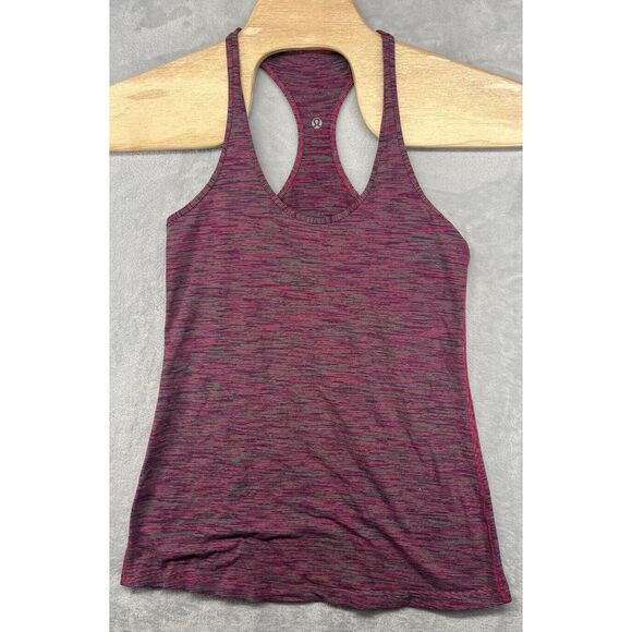 Lululemon Cool Racerback Pink Multicolor Tank Athleisure Yoga Gym Womens NO SIZE - Picture 1 of 4